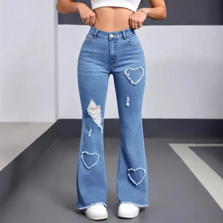 Vintage Stretch Bootcut Denim Jeans