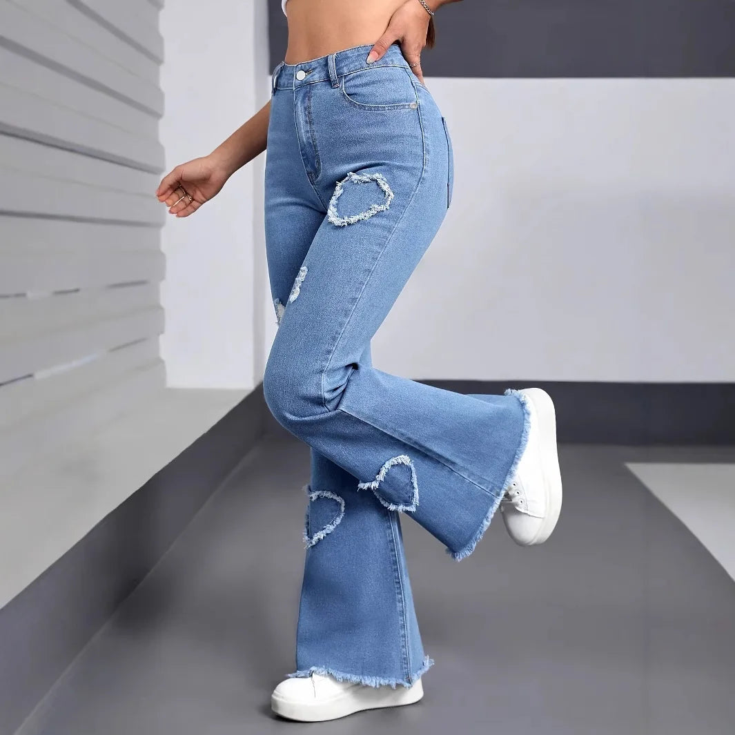 Vintage Stretch Bootcut Denim Jeans