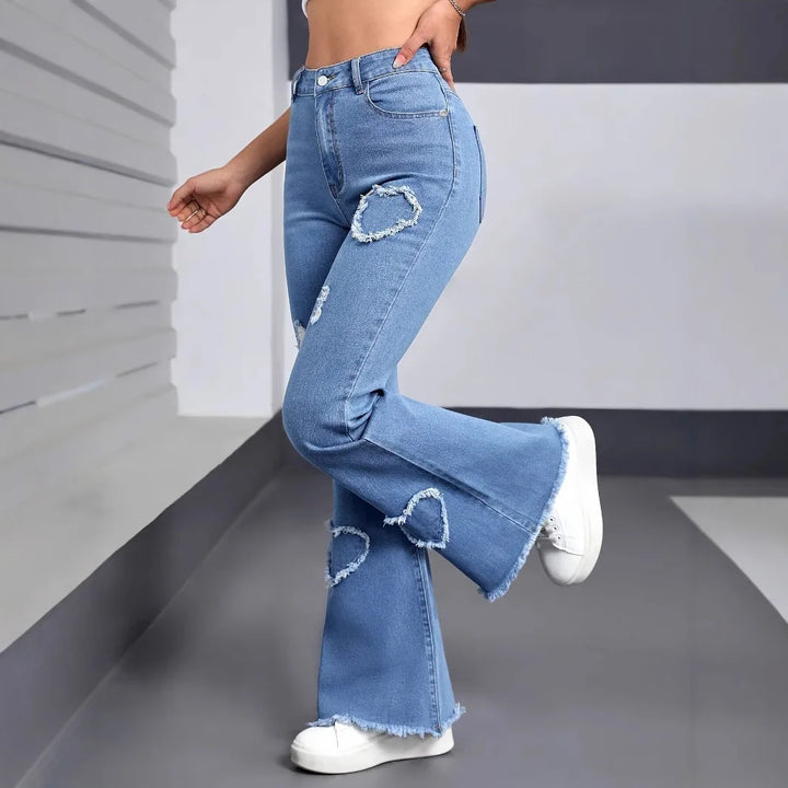 Vintage Stretch Bootcut Denim Jeans