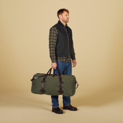 Large Rugged Twill Duffle Bag