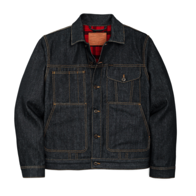 Lined Denim Short Cruiser Jacket