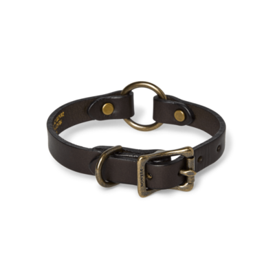 Bridle Leather Puppy Collar