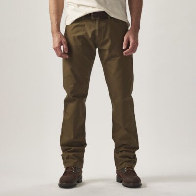 Dry Tin Cloth 5-pocket Pants